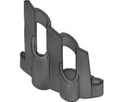 Technic, Panel Fairing # 1 Large Short, Large Holes, Side A