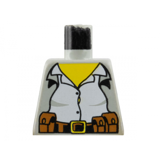 Torso Adventurers Desert White Female Shirt, Jacket, Belt with Pouches Pattern