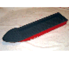 Boat Hull Unitary 51 x 12 x 6 with Dark Bluish Gray Top
