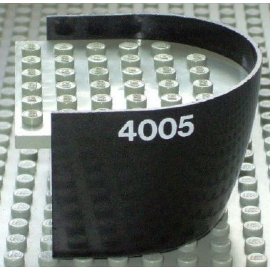 Boat Hull Smooth Stern 6 x 6 x 3 1/3, Deck Color Light Gray with '4005' Pattern on Both Sides (Stickers) - Set 4005