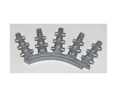 Bionicle Rahkshi Back Blade, 5 spikes with side spokes (Vorahk)