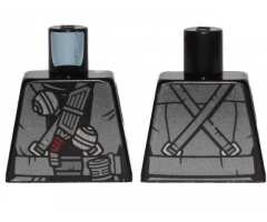 Torso SW Pearl Dark Gray Robe, Belts and Thermal Detonators Pattern