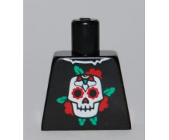 Torso Skull and Roses Pattern
