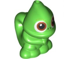 Chameleon, Upright with Hole on Top and Hole on Tail with Dark Orange Eyes Pattern (Pascal)