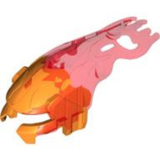 Bionicle, Kanohi Mask Berix with Marbled Orange Face