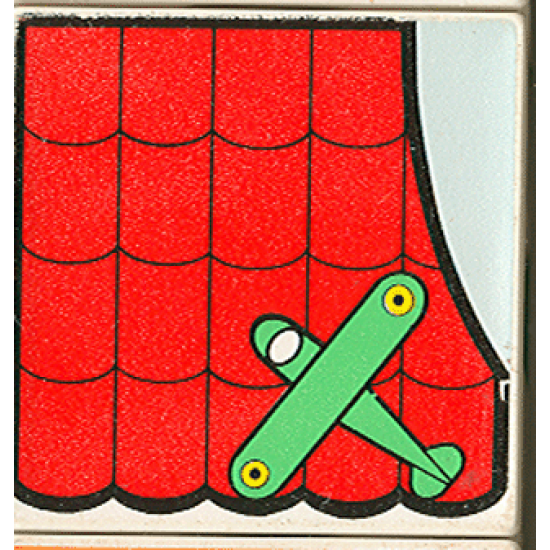 Duplo, Tile 2 x 2 x 1 with Home Mosaic Picture 06 Pattern (Set 9221)