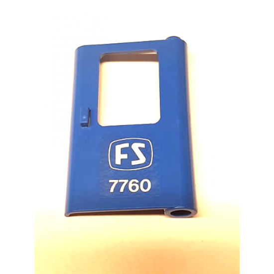 Door 1 x 4 x 5 Train Right with Italian Train Logo and '7760' Pattern (Sticker) - Set 7760