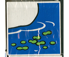 Duplo, Tile 2 x 2 x 1 with Duck Mosaic Picture 06 Pattern (Set 1078)
