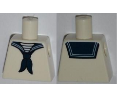 Torso Sailor Uniform with Dark Blue Neckerchief Pattern