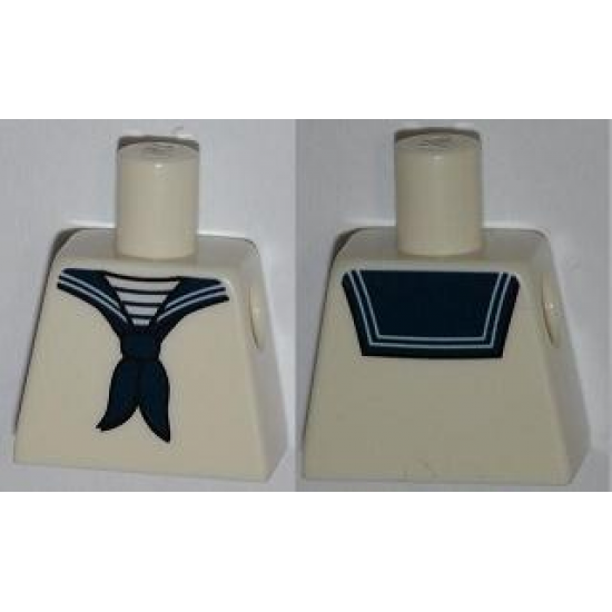 Torso Sailor Uniform with Dark Blue Neckerchief Pattern
