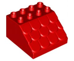 Duplo, Brick 4 x 4 x 2 Slope Shingled