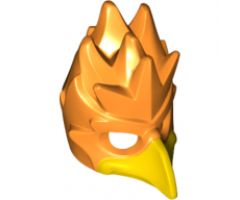 Minifigure, Headgear Mask Bird (Phoenix) with Yellow Beak and Dark Bluish Gray Goggles Pattern