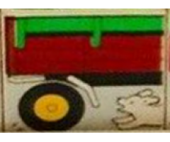 Duplo, Tile 2 x 2 x 1 with Farming Mosaic Picture 15 Pattern (Set 9220)