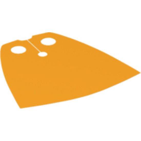 Minifigure, Body Wear Cape Cloth, Standard - Shiny Starched Fabric - Height 3.9 cm