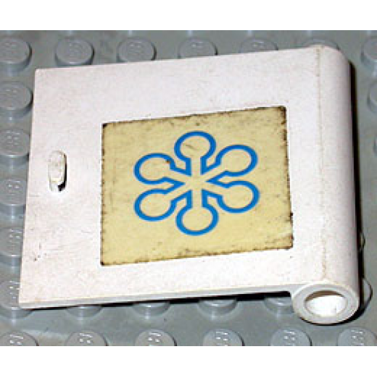 Door 1 x 5 x 4 Right with Interfrigo Snowflake Logo Pattern (Sticker) - Set 147