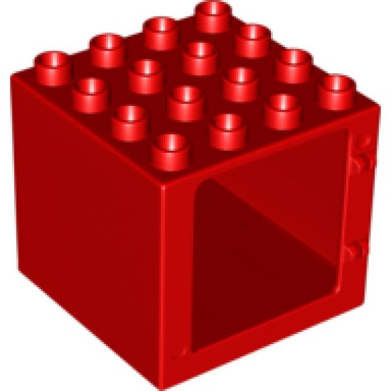 Duplo, Building Door / Window Frame 4 x 4 x 3 Thin Top