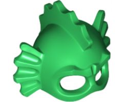Minifigure, Headgear Head Cover, Swamp Creature with Eye Holes, Fins and Spikes