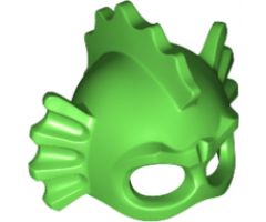 Minifigure, Headgear Head Cover, Swamp Creature with Eye Holes, Fins and Spikes