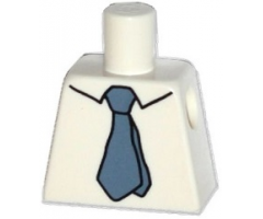 Torso Simpsons Shirt with Dark Bluish Gray Tie Pattern