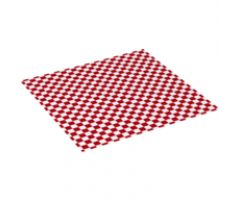 Duplo, Cloth Blanket 6 x 6 with Red Checkered Pattern