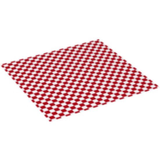Duplo, Cloth Blanket 6 x 6 with Red Checkered Pattern