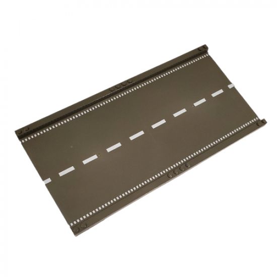 Baseplate, Road 32 x 16 Ramp, Straight with White Center Stripe Pattern