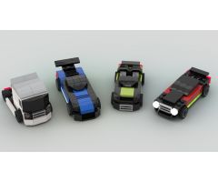 Car pack #4 (1:55 scale)