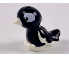 Animal, Air Bird Friends / Elves, Feet Joined with Black Body and Black and White Eyes Pattern