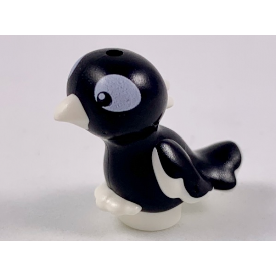 Animal, Air Bird Friends / Elves, Feet Joined with Black Body and Black and White Eyes Pattern