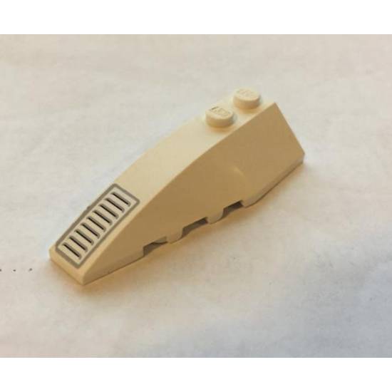 Wedge 6 x 2 Left with Vent Pattern (Sticker) - Set 4210