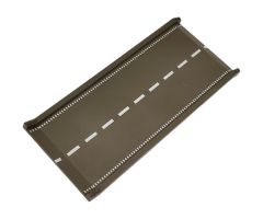 Baseplate, Road 32 x 16 Ramp, Inclined with White Center Stripe Pattern