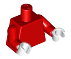 Torso Plain / Red Arms / White Hands