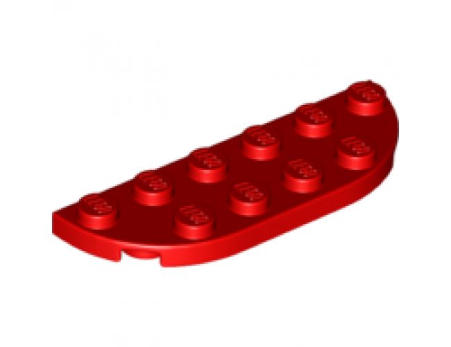 Plate, Round Corner 2 x 6 Double