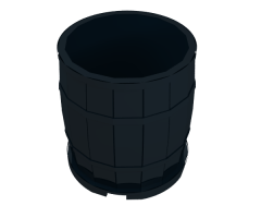 Container Barrel 4 x 4 x 3.5