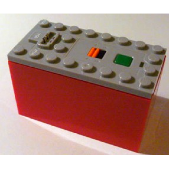 Electric, Battery Box 9V Power Functions (Non-Rechargeable) with Red Bottom