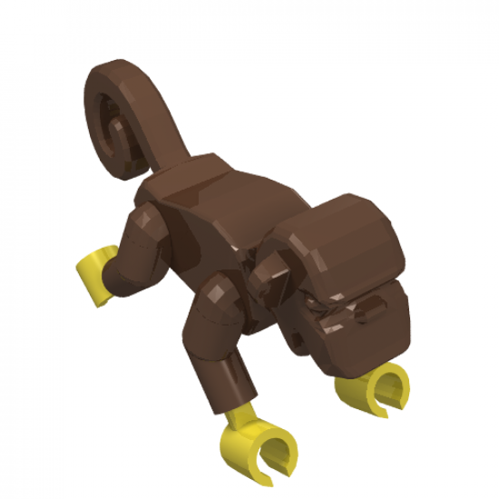 Monkey with Yellow Hands and Feet