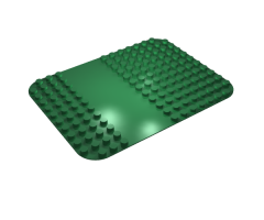 Duplo, Baseplate 12 x 16 with River Pattern