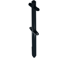 Boat Mast Section Top 16 H with 4 Stud Holes at Bottom, without Bottom Nubs