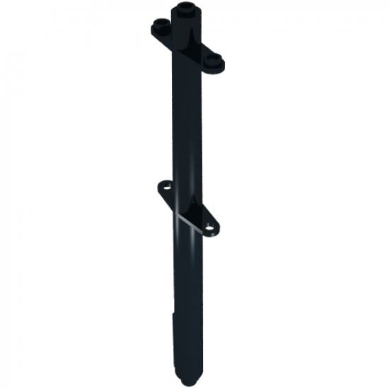 Boat Mast Section Top 16 H with 4 Stud Holes at Bottom, without Bottom Nubs