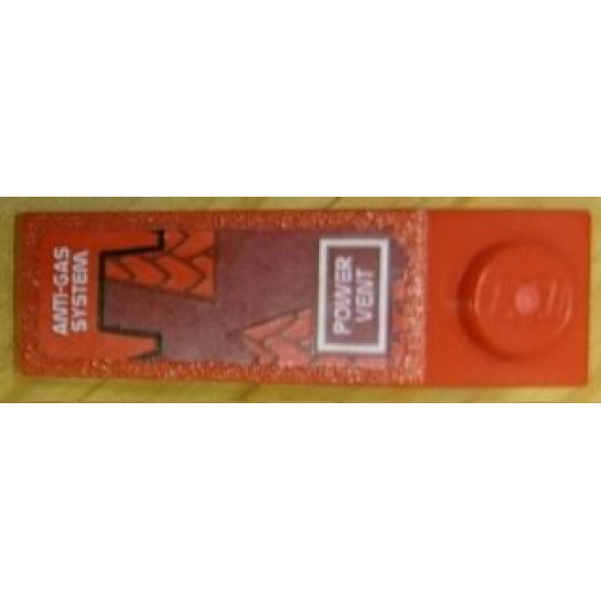 Slope 33 3 x 1 with 'ANTI-GAS SYSTEM' and 'POWER VENT' Pattern (Sticker) - Set 8111