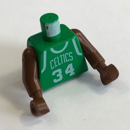 Torso NBA Boston Celtics #34 Pattern / Brown NBA Arms