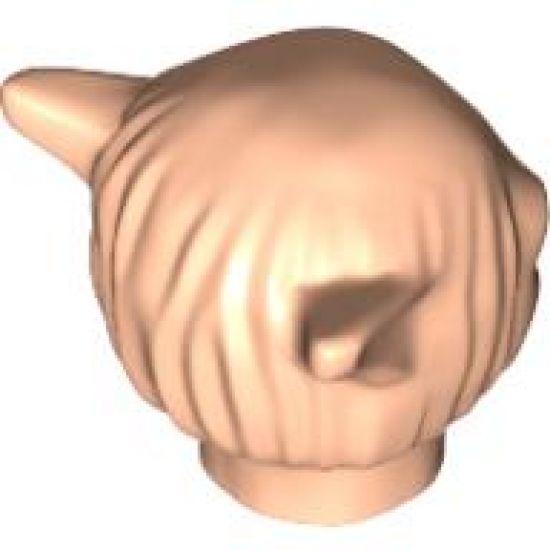 Minifigure, Head, Modified Goblin Plain