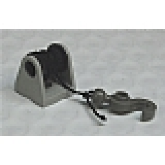 String Reel / Winch 2 x 2 Complete with String and Dark Gray Hook with Tow Ball