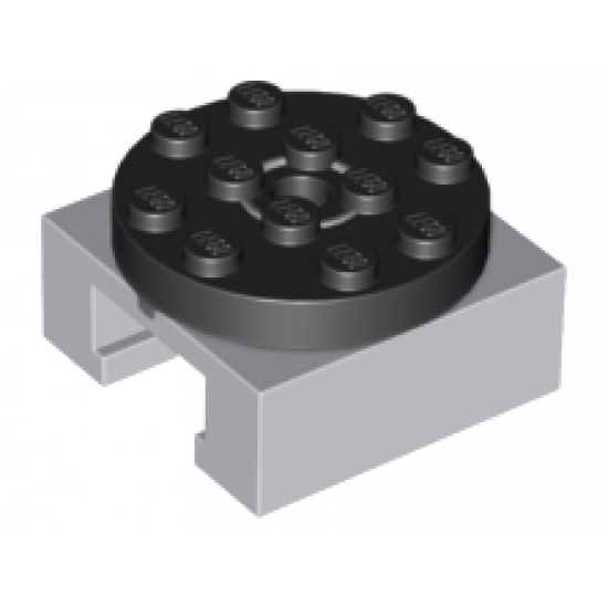 Turntable 4 x 4 Locking Grooved Base with Black Top