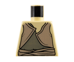 Torso SW Gungan Dark Gray/Light Brown Shirts Pattern