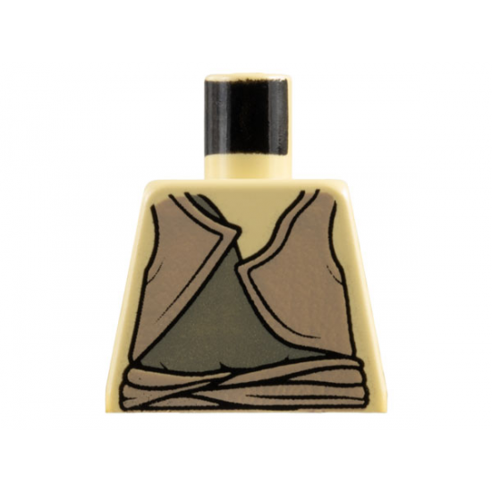 Torso SW Gungan Dark Gray/Light Brown Shirts Pattern