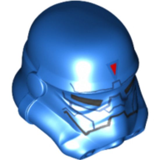 Minifigure, Headgear Helmet SW Stormtrooper, 2 Chin Holes, Special Forces Clone Trooper Pattern