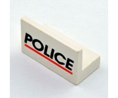 Panel 1 x 2 x 1 with 'POLICE' Red Line Pattern