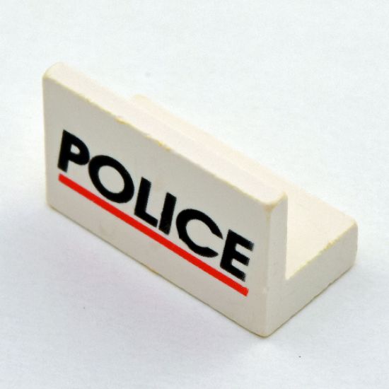 Panel 1 x 2 x 1 with 'POLICE' Red Line Pattern