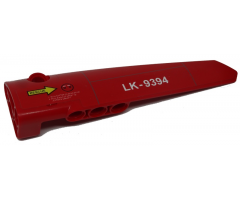 Technic, Panel Fairing # 5 Long Smooth, Side A with Yellow 'RESCUE' Arrow and 'LK-9394' Pattern (Sticker) - Set 9394